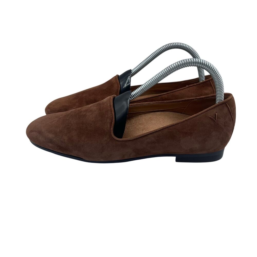 Vionic Willa II Slip On Flats Suede Brown Comfort Casual Womens 7.5
